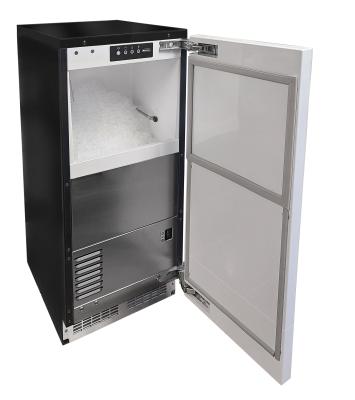 Marvel 15" Nugget Ice Machine With Pump, Panel Ready, Solid Door, and Reversible Door