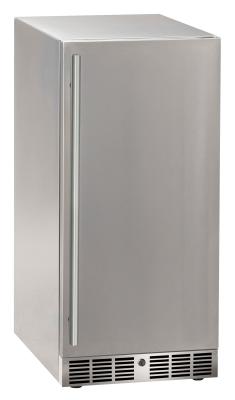 Marvel 15" Refrigerator With Stainless Steel, Solid Door, and Reversible Hinge Lock