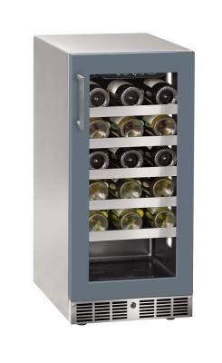 Marvel 15" Wine Refrigerator With Panel Ready, Glass Door, and Reversible Hinge Lock