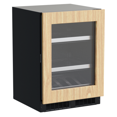 Marvel 24" Beverage Center With Panel Ready, Glass Door, Lock, and Reversible Door