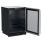 Marvel 24" Beverage Center With Stainless Steel, Glass Door, and Reversible Door
