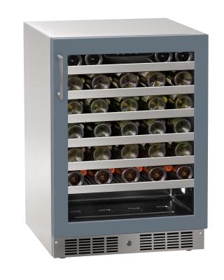 Marvel 24" Wine Refrigerator With Panel Ready, Glass Door, and Reversible Hinge Lock
