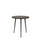 Mater 28" Diameter Sirka Gray Stained Solid FSC Certified Oak Accent Café Table