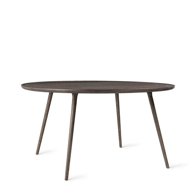 Mater 55" Diameter Sirka Gray Stained FSC Certified Oak Accent Dining Table