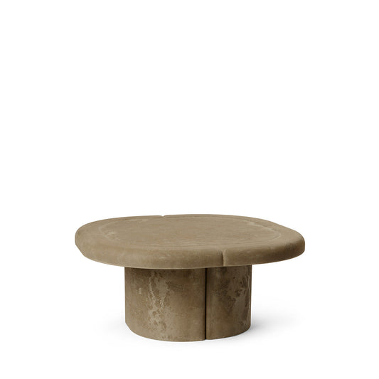 Mater Alder Square Lounge Table in Earth Gray Biodegradable Plastic and Coffee Waste
