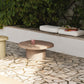 Mater Alder Square Lounge Table in Sand Biodegradable Plastic and Coffee Waste