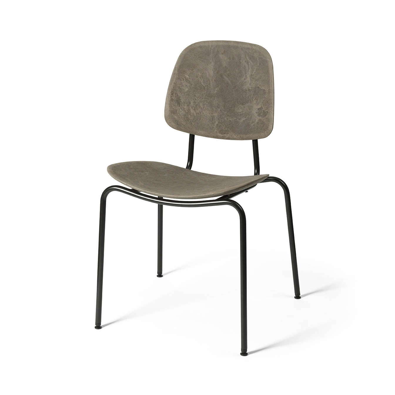 Compund Chair Mater Compound Dining Chair With Dark Coffee Waste Seat – Kitchen Oasis