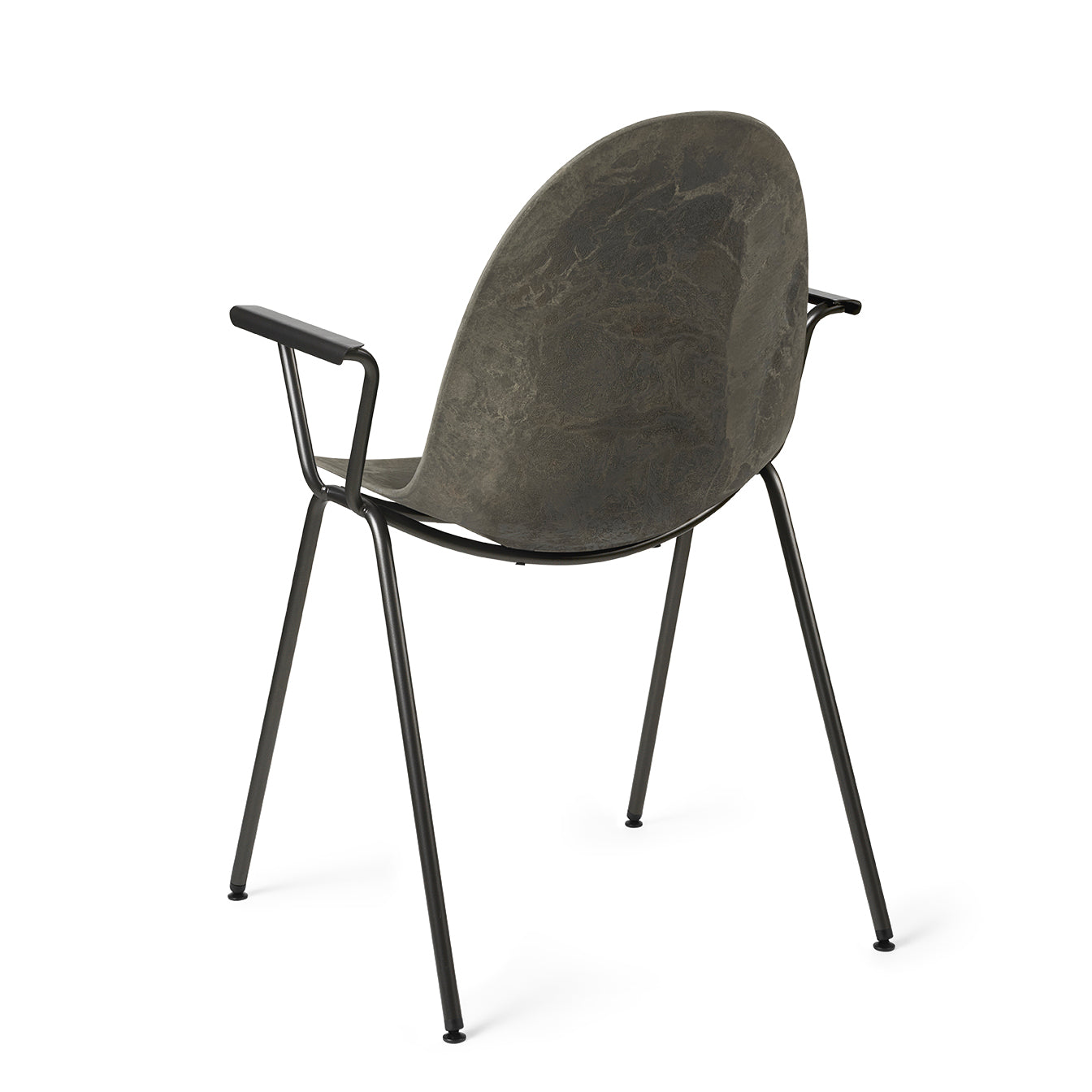 Mater Eternity Armchair, Coffee Waste Dark Seat Made From Post-Consumer E-Waste & Coffee Shell Waste by Space Copenhagen