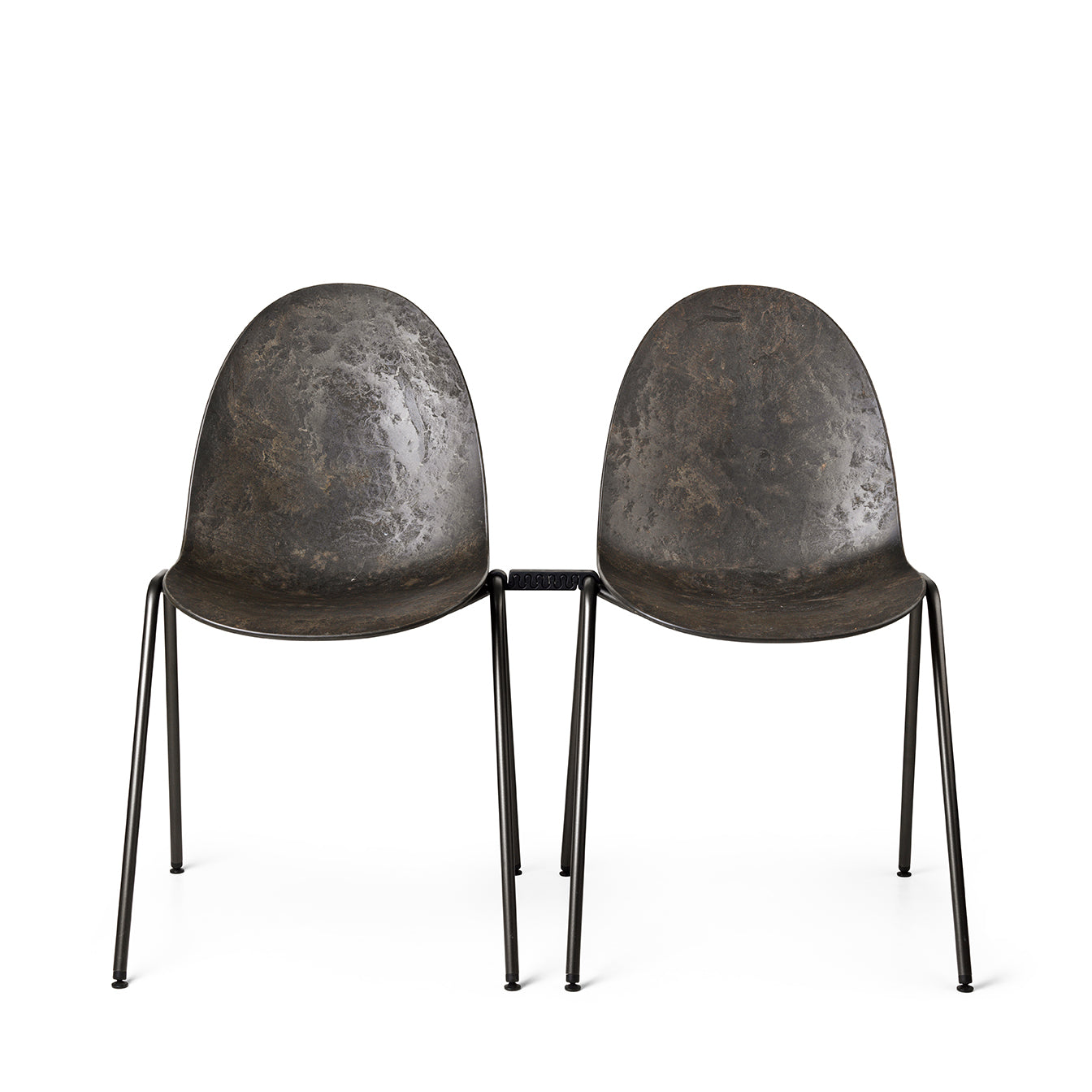 Mater Eternity Armchair, Coffee Waste Dark Seat Made From Post-Consumer E-Waste & Coffee Shell Waste by Space Copenhagen