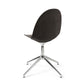 Mater Eternity Swivel Chair, Coffee Waste Black Seat With Polished Base by Space Copenhagen, Made From Post-Consumer E-Waste & Coffee Shell Waste