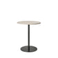 Mater Gray Round Wood Waste Café & Bar Table Top