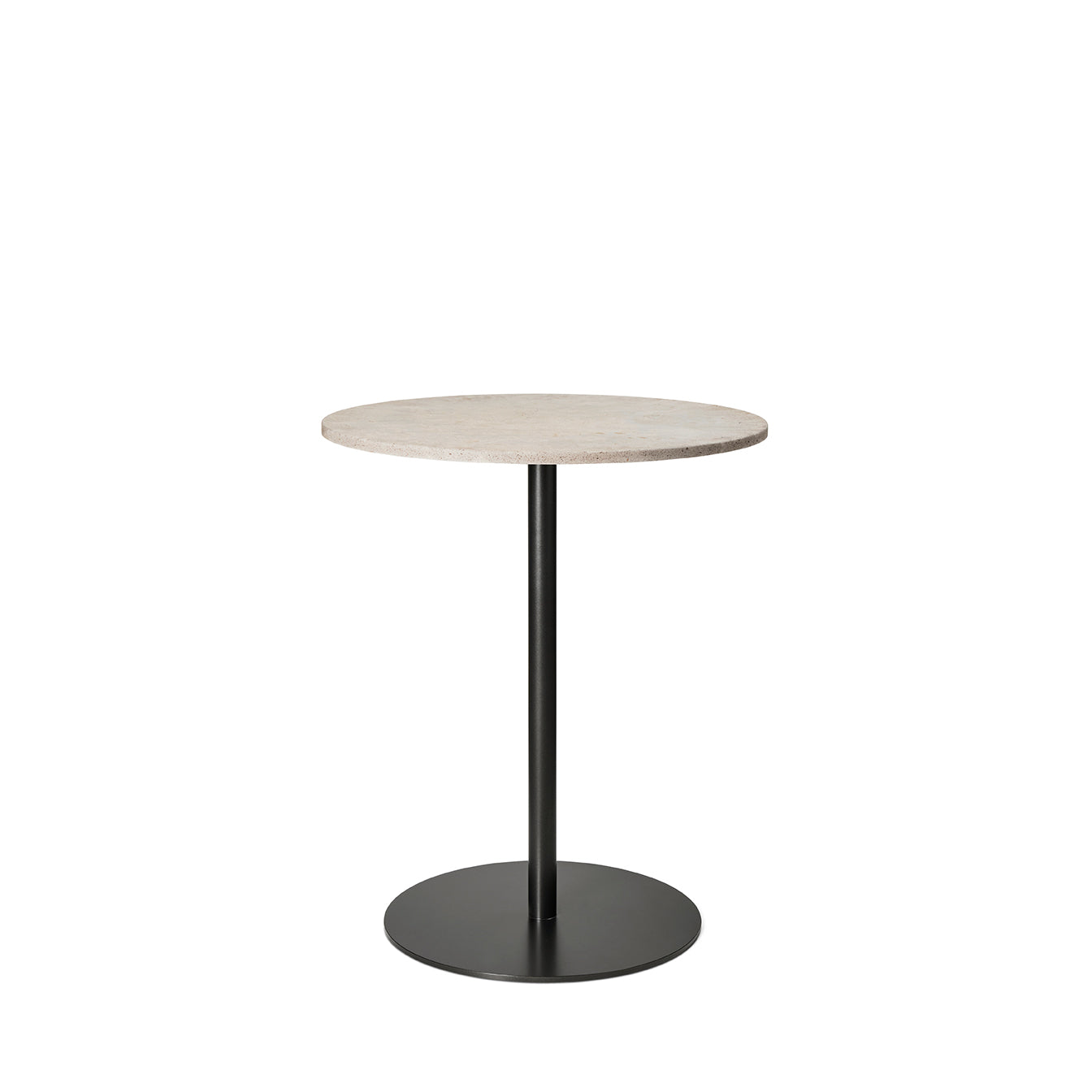 Mater Gray Round Wood Waste Café & Bar Table Top