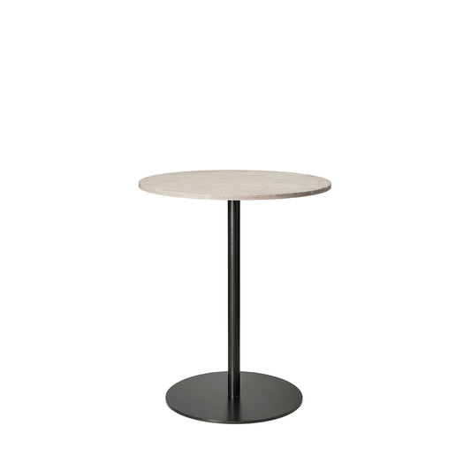 Mater Gray Round Wood Waste Café & Bar Table Top