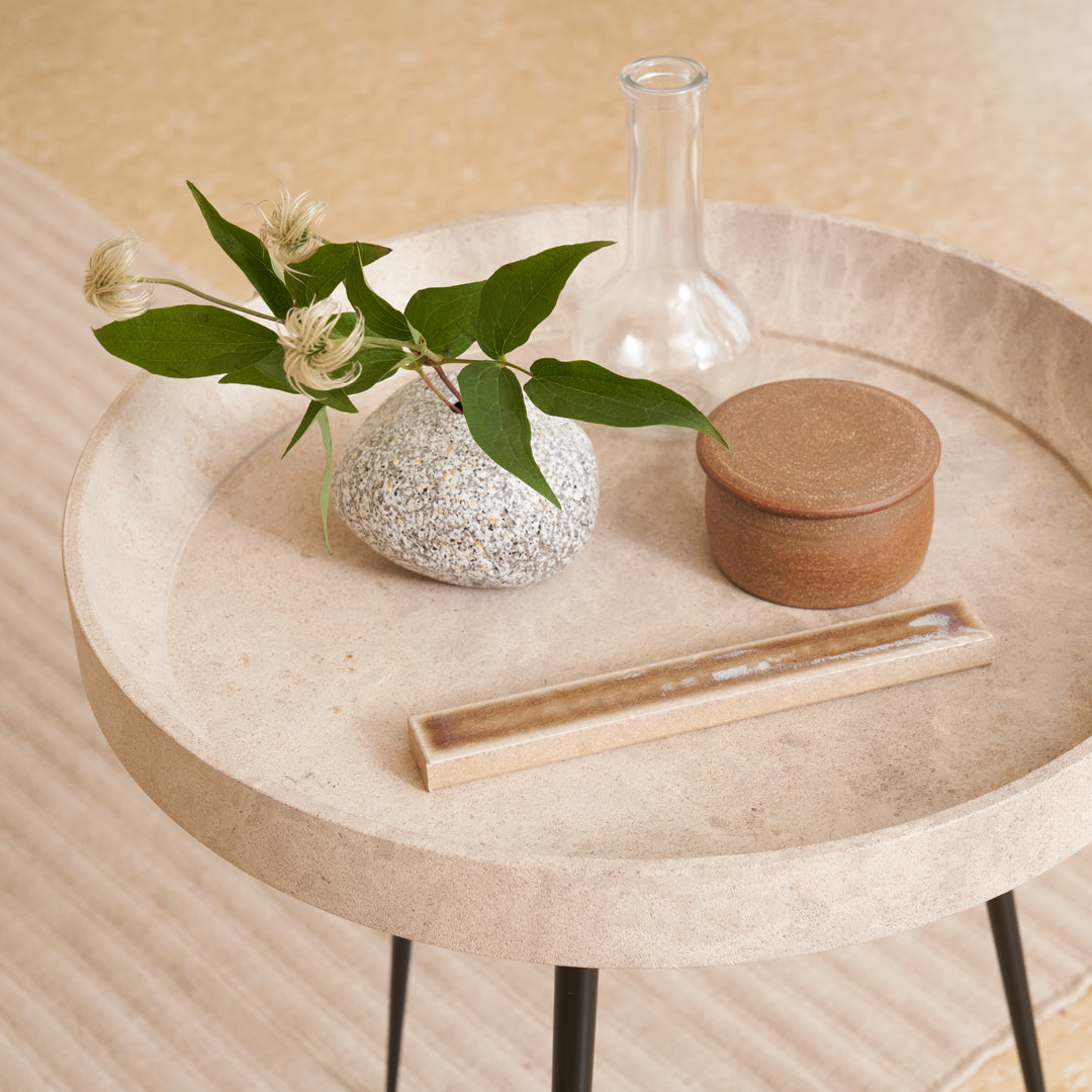 Mater Gray Wood Waste Edition Medium Bowl Table