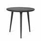 Mater Large Black Stained Solid FSC Certified Oak Accent Side Table