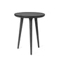 Mater Medium Black Stained Solid FSC Certified Oak Accent Side Table
