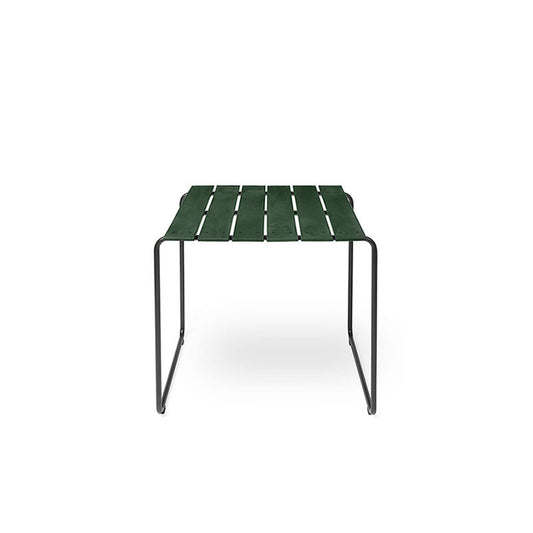 Mater Ocean 2-Person OC2 Table, Green Recycled Materials With Gunmetal Frame by Jørgen & Nanna Ditzel