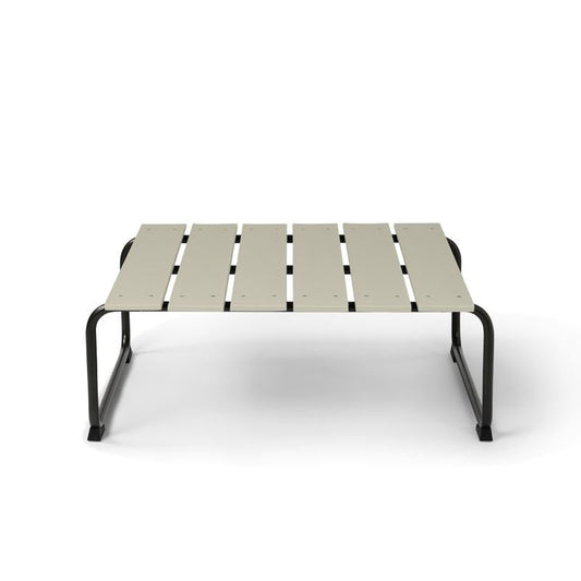 Mater Ocean Lounge Table, Sand Recycled Materials With Gunmetal Frame by Jørgen & Nanna Ditzel