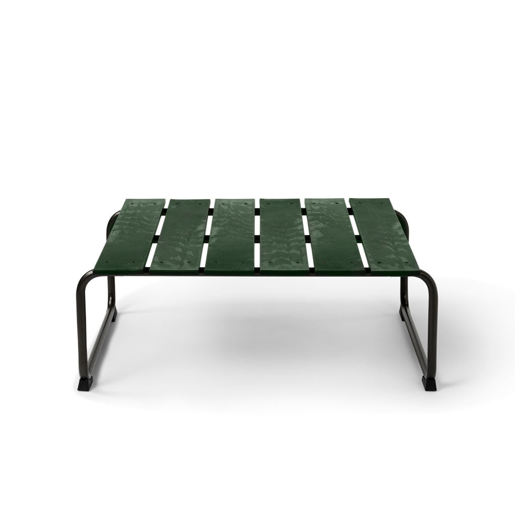 Mater Ocean OC2 Lounge Table, Green Recycled Materials With Gunmetal Frame by Jørgen & Nanna Ditzel
