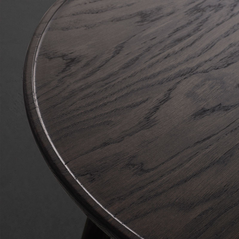 Mater Sirka Gray Stained FSC Certified Oak Small Accent Side Table