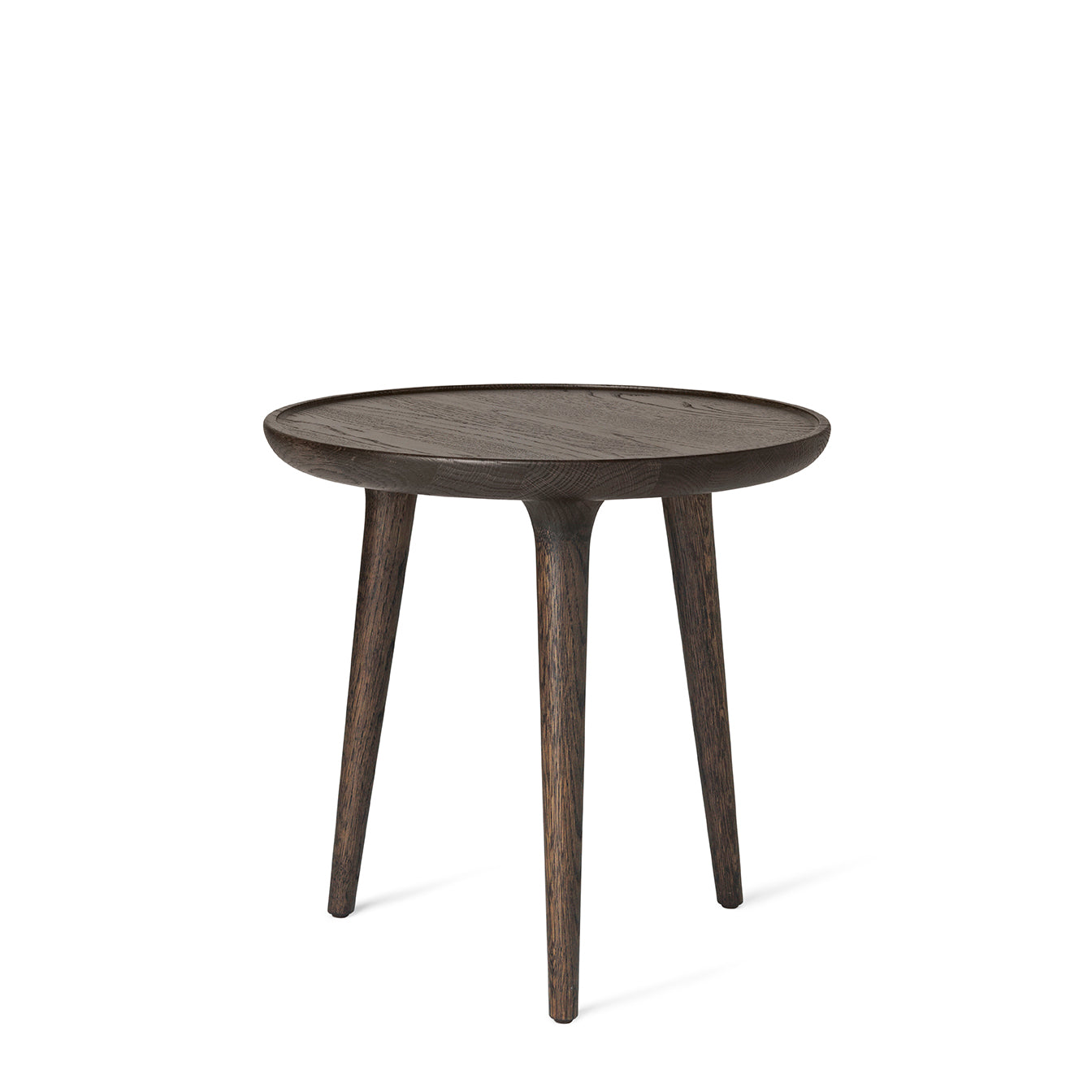 Mater Sirka Gray Stained FSC Certified Oak Small Accent Side Table