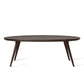 Mater Sirka Gray Stained Solid FSC Certified Oak Accent Oval Lounge Table