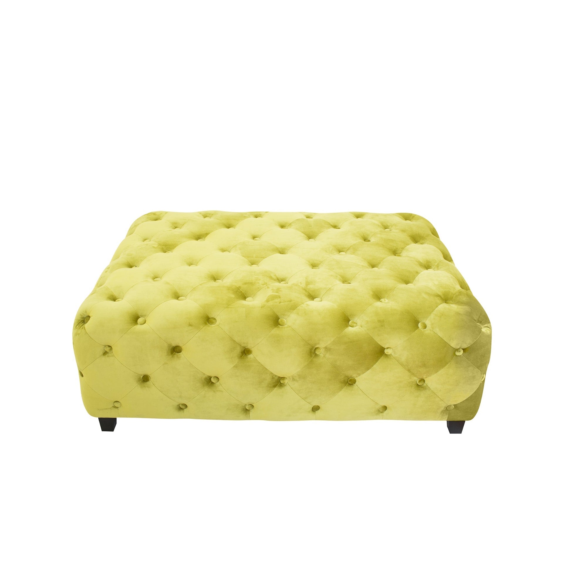 Meva 40" Green Tufted Velvet Cocktail Table