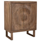 Meva Albert 33" 2-Hand Brown Mango Wood Cabinet