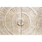Meva Albert 4-Door White Distressed Hand-carved Sideboard