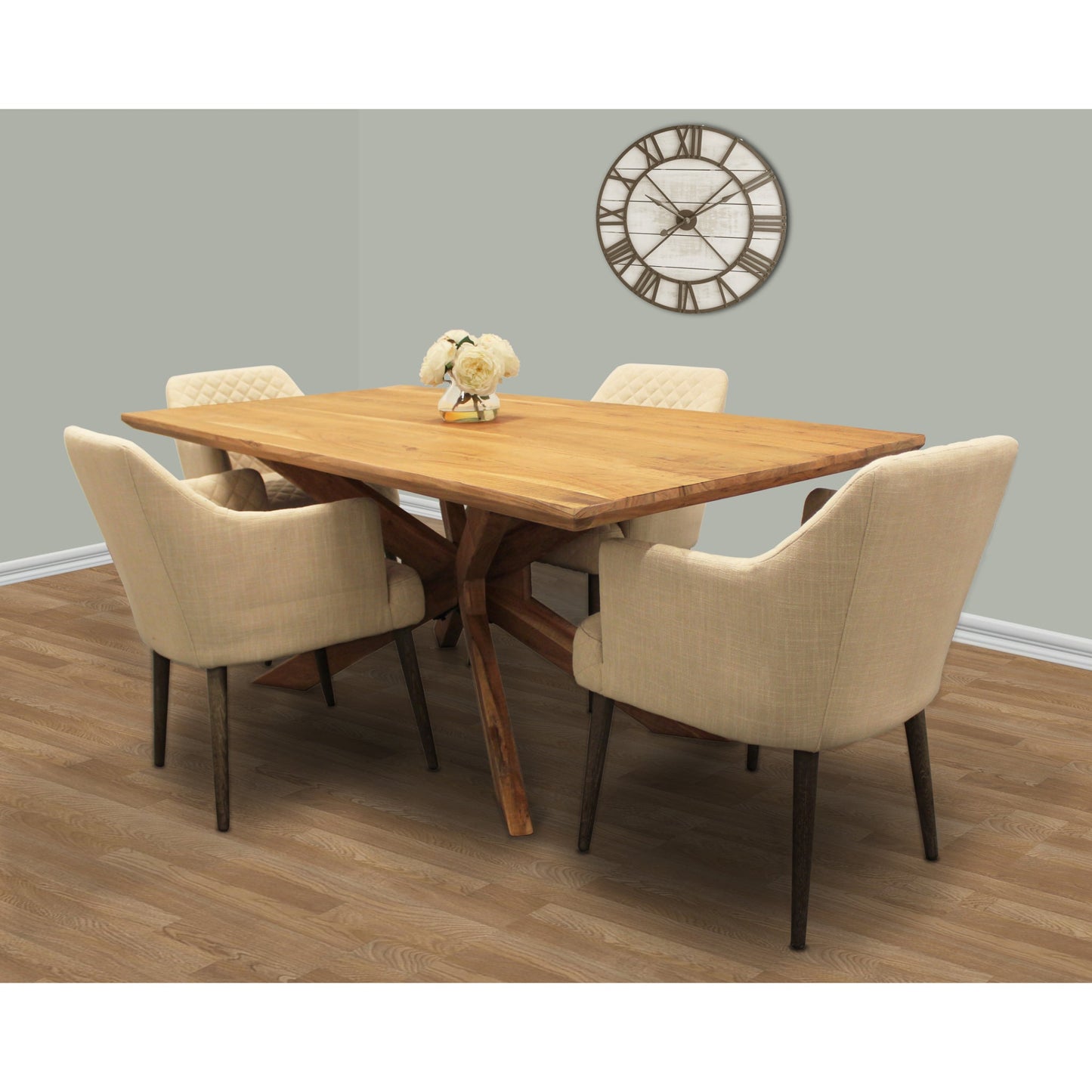 Meva Anaheim Brad 79" Natural Dining Table