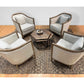 Meva Anaheim Rose Natural End Table, 4-Piece Set