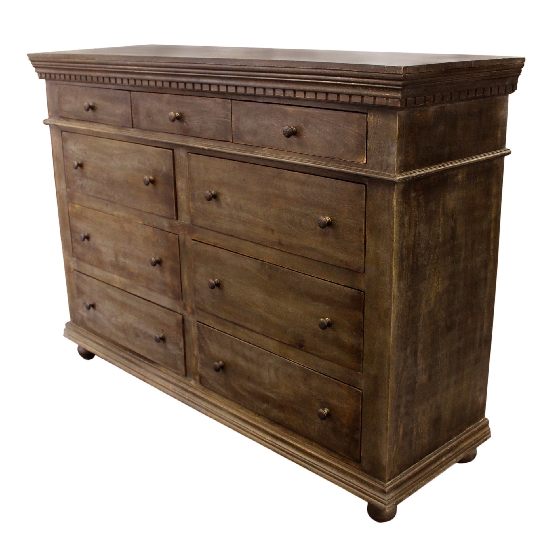 Meva Arvada 22" 9-Drawer Tobacco Dresser