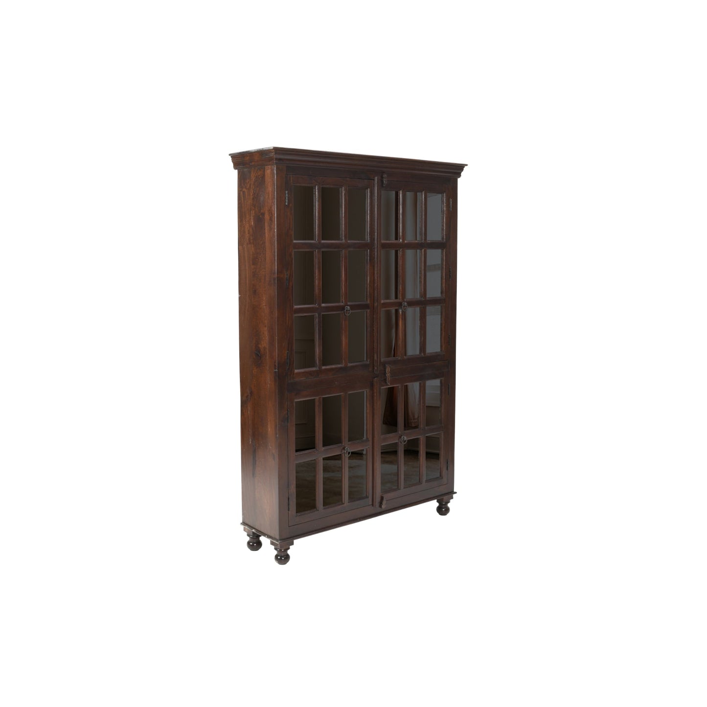 Meva Aspen 53" Brown Solid Acacia Wood Cabinet