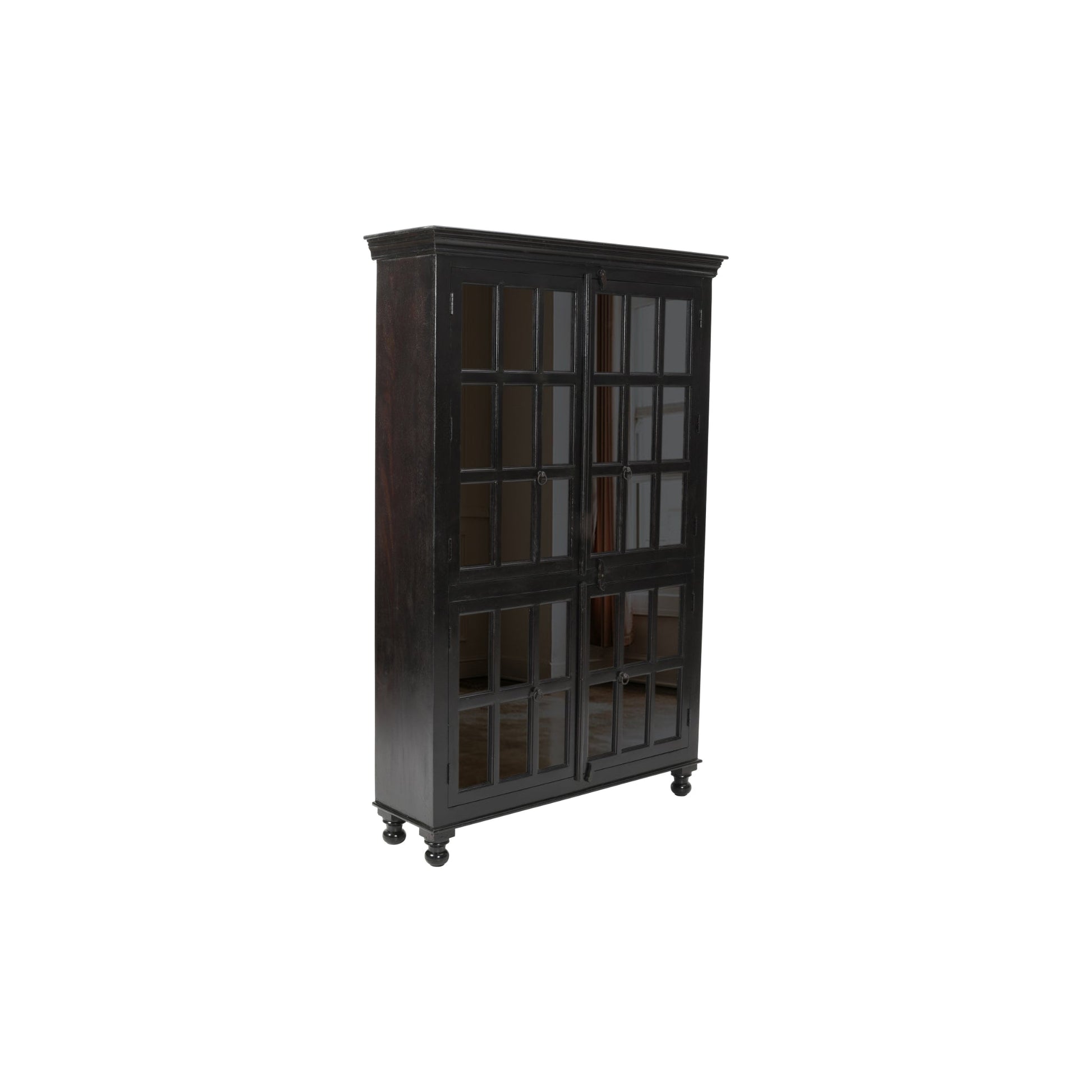 Meva Aspen 53" Dark Brown Solid Acacia Wood Cabinet