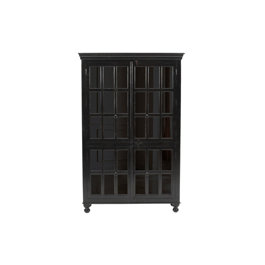 Meva Aspen 53" Dark Brown Solid Acacia Wood Cabinet