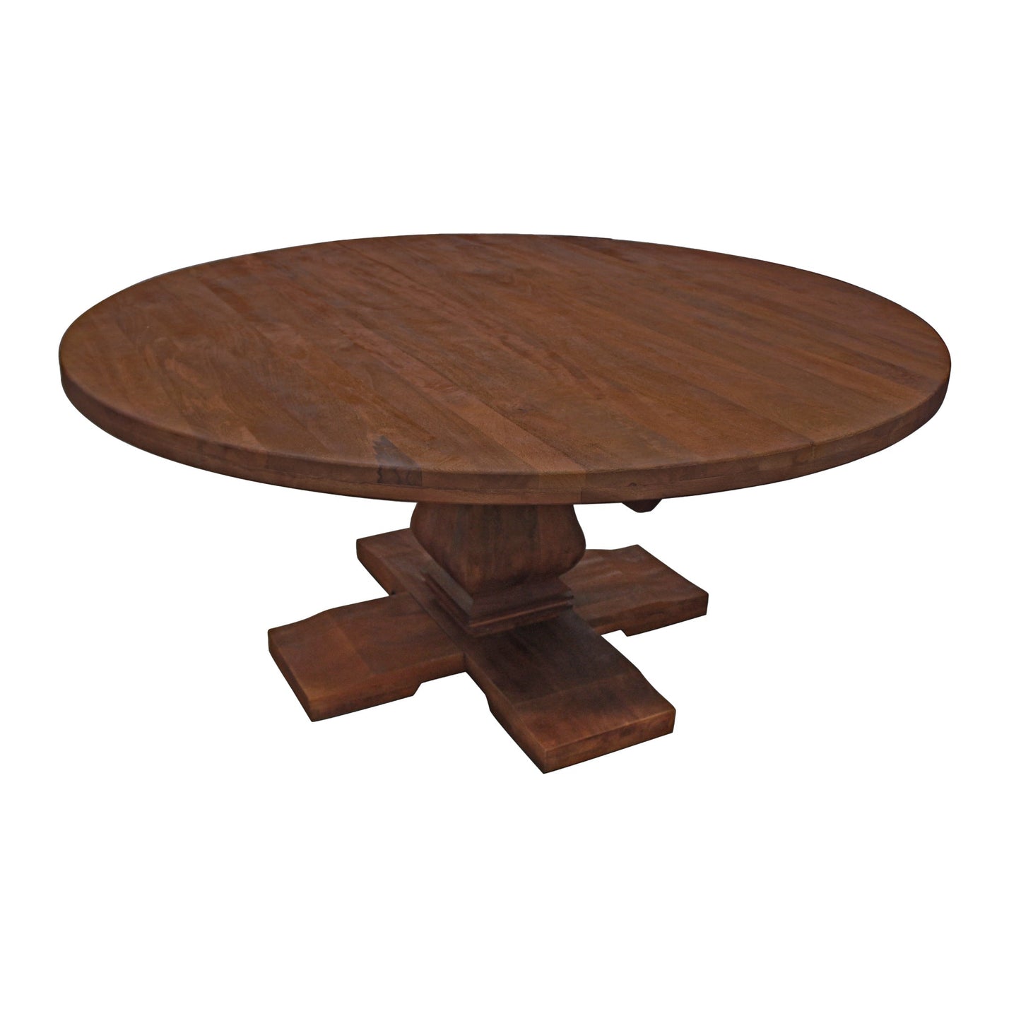 Meva Benedict 70" Medium Brown Round Dining Table