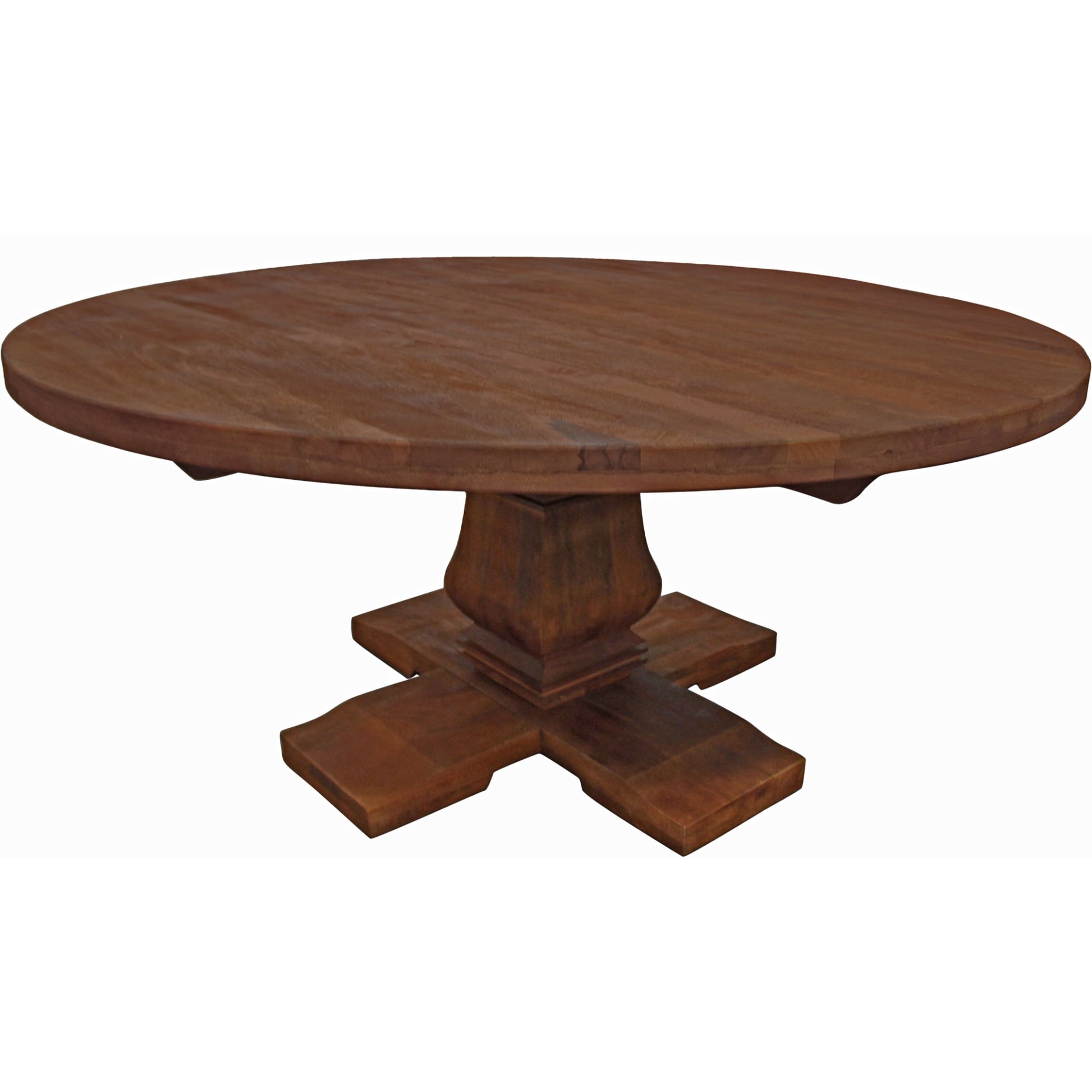 Meva Benedict 70" Medium Brown Round Dining Table