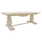 Meva Benedict 90" White Wash Extension Dining Table