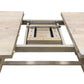 Meva Benedict 90" White Wash Extension Dining Table