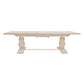 Meva Benedict 90" White Wash Extension Dining Table