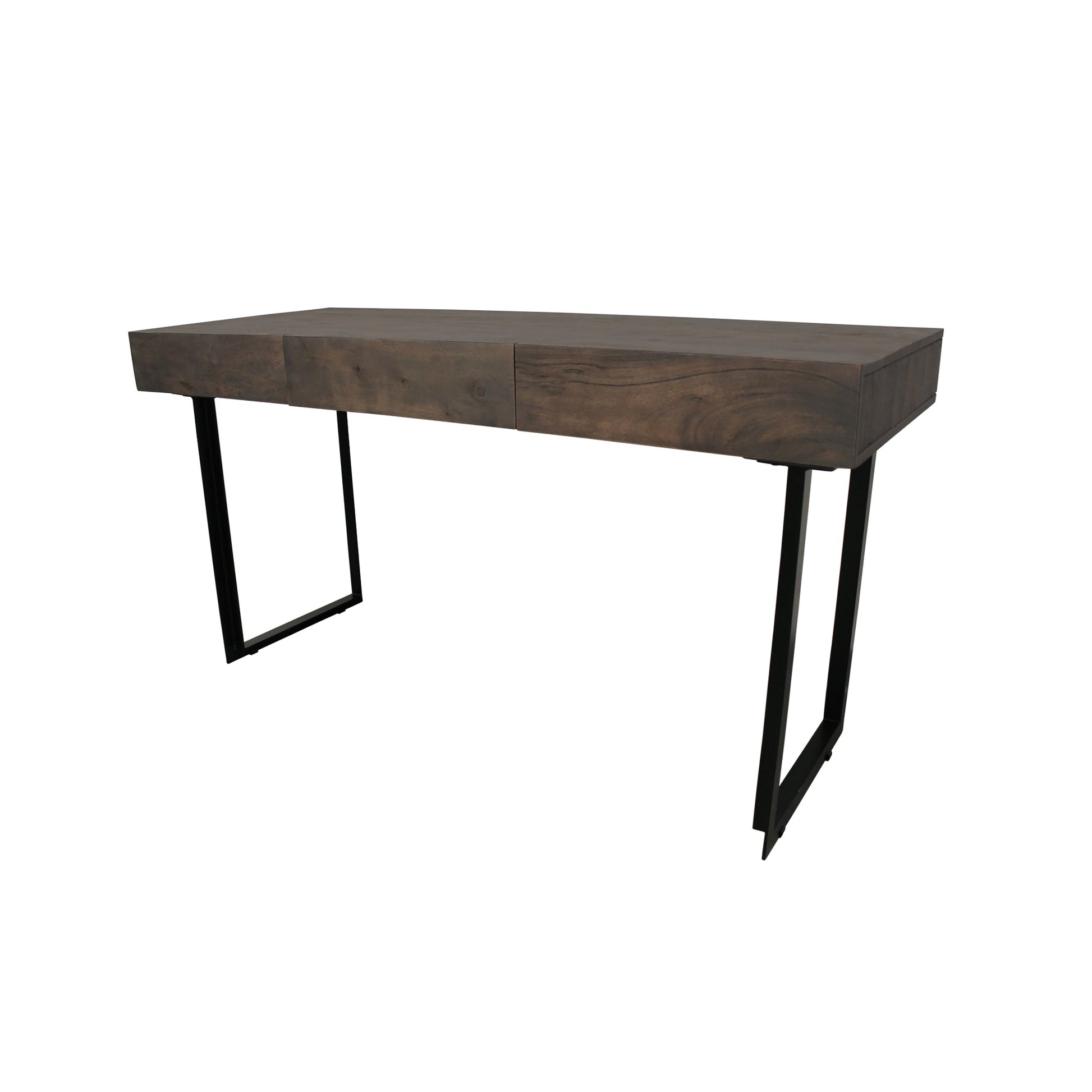 Meva Benedict Grady 24" 3-Drawer Gray Wash Desk