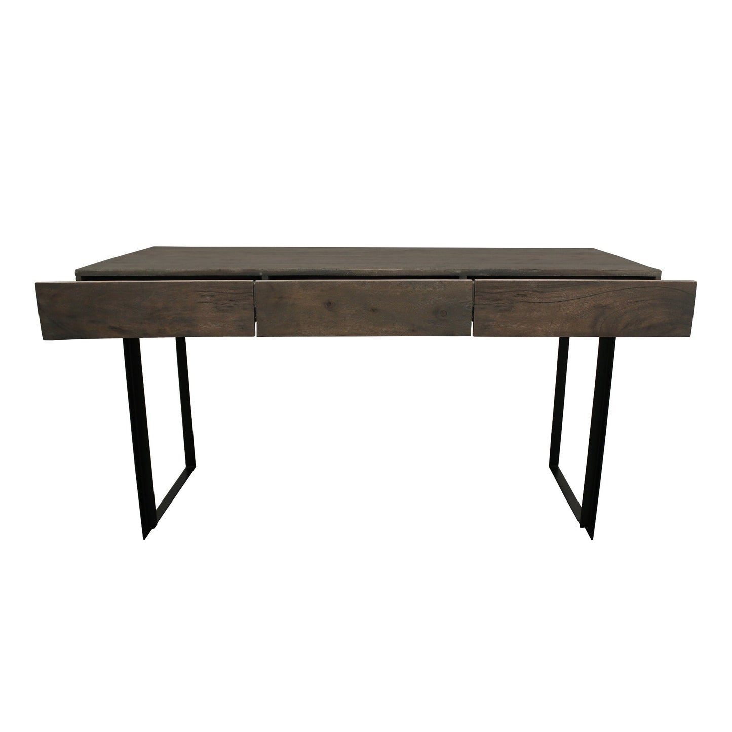 Meva Benedict Grady 24" 3-Drawer Gray Wash Desk