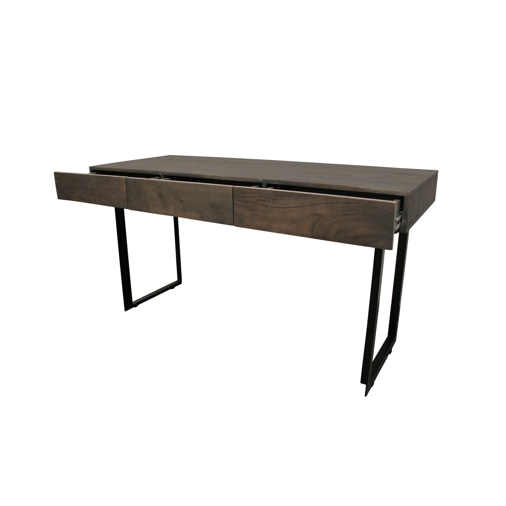 Meva Benedict Grady 24" 3-Drawer Gray Wash Desk
