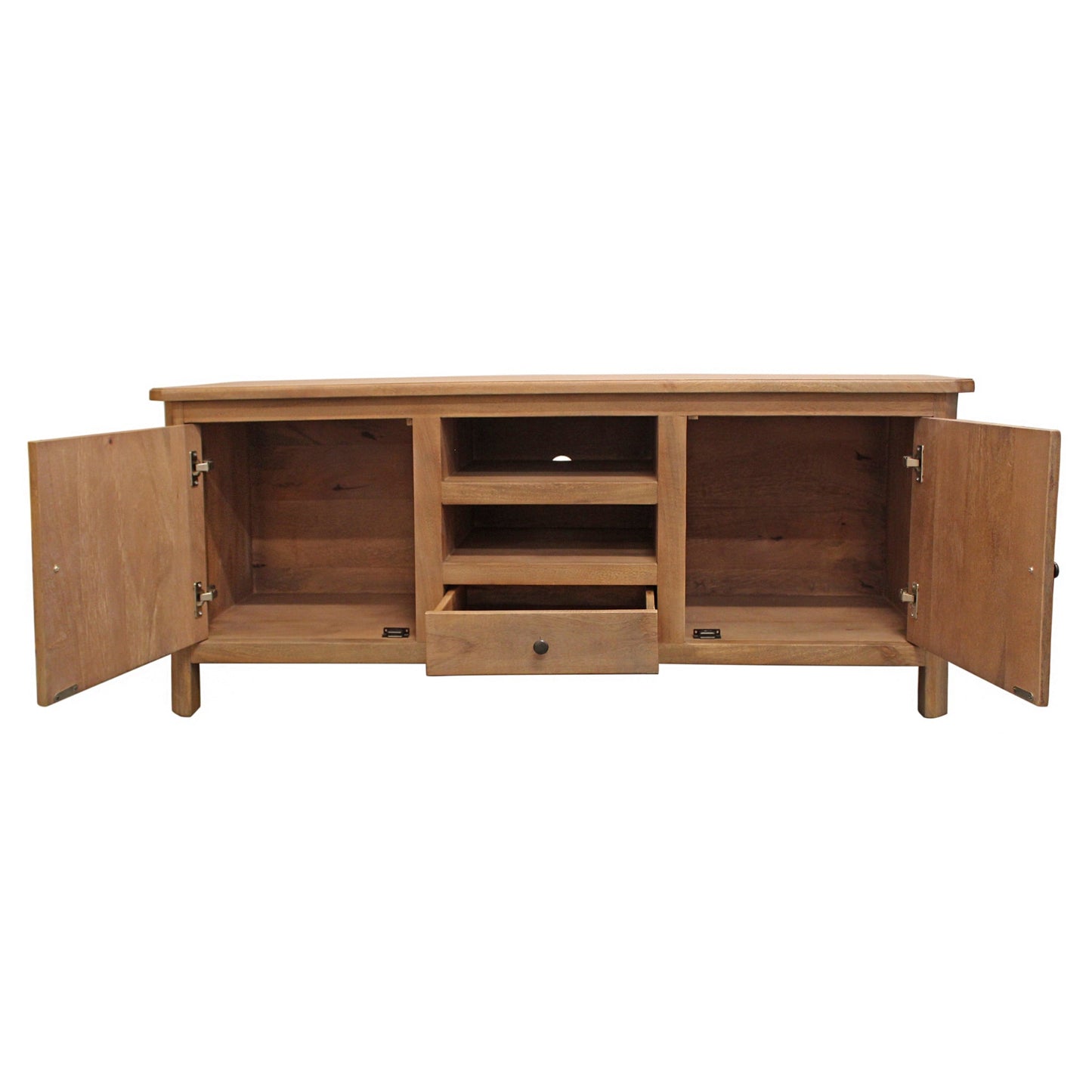 Meva Bliss 2-Door 1-Drawer Oak Media Cabinet