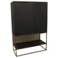 Meva Bliss 40" Gray Acacia Wood Cabinet