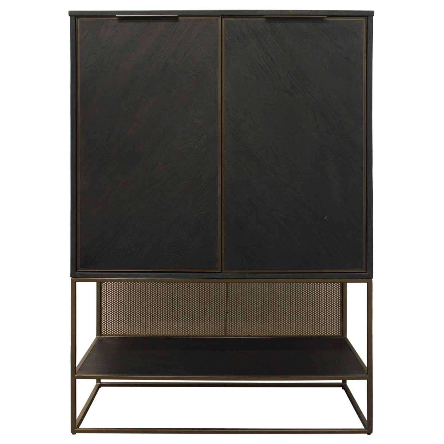 Meva Bliss 40" Gray Acacia Wood Cabinet