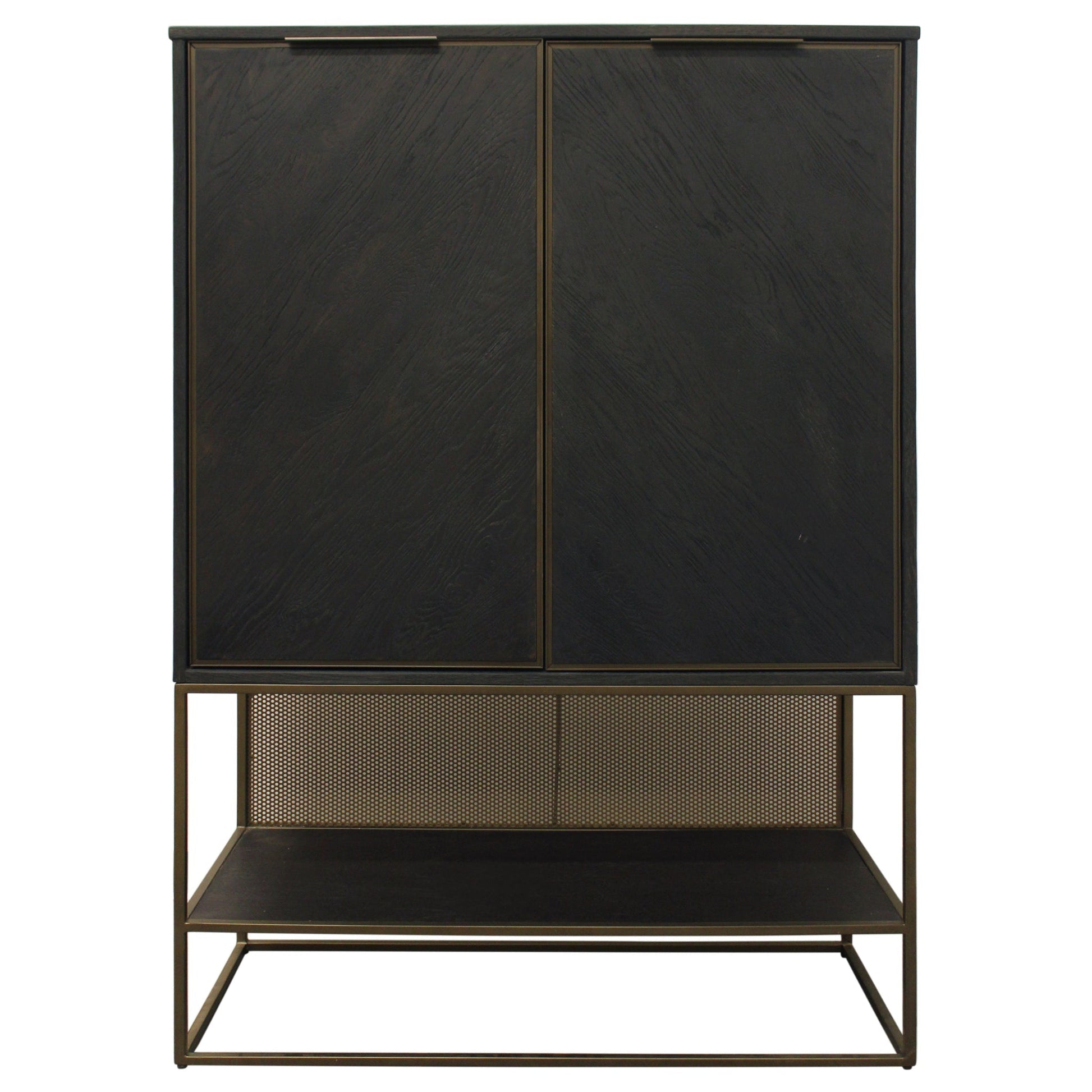 Meva Bliss 40" Gray Acacia Wood Cabinet