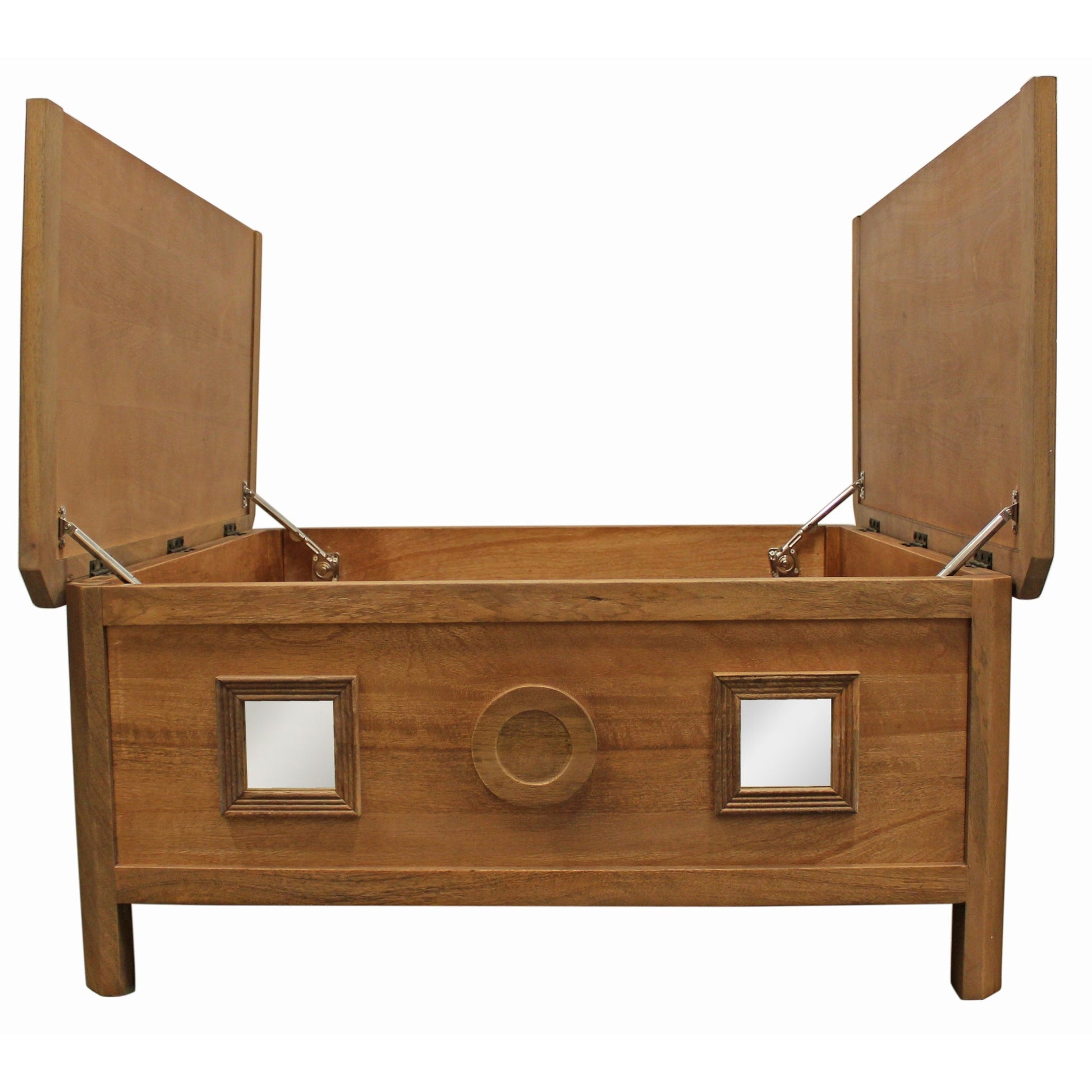 Meva Bliss 40" Oak Acacia Wood Coffee Table