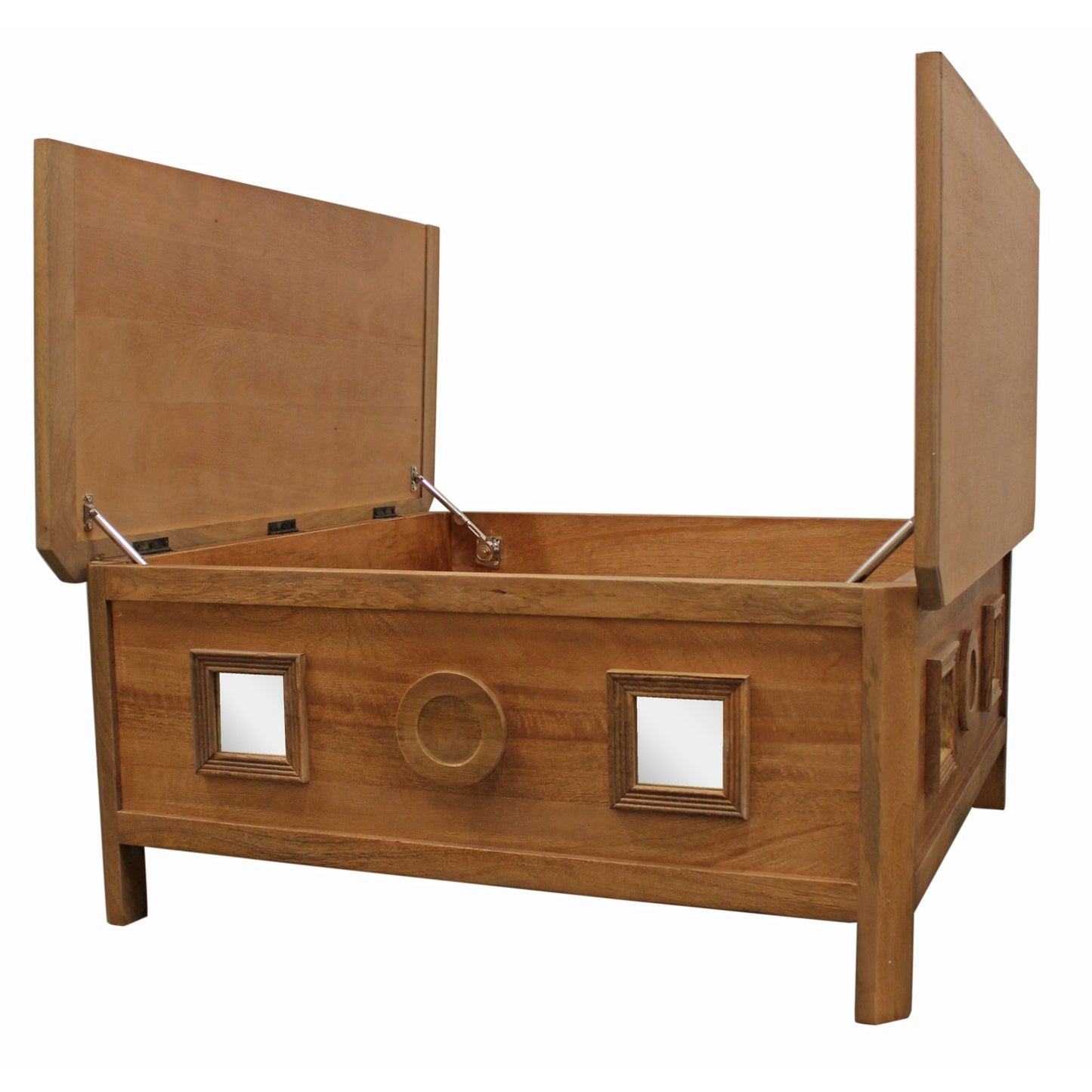 Meva Bliss 40" Oak Acacia Wood Coffee Table