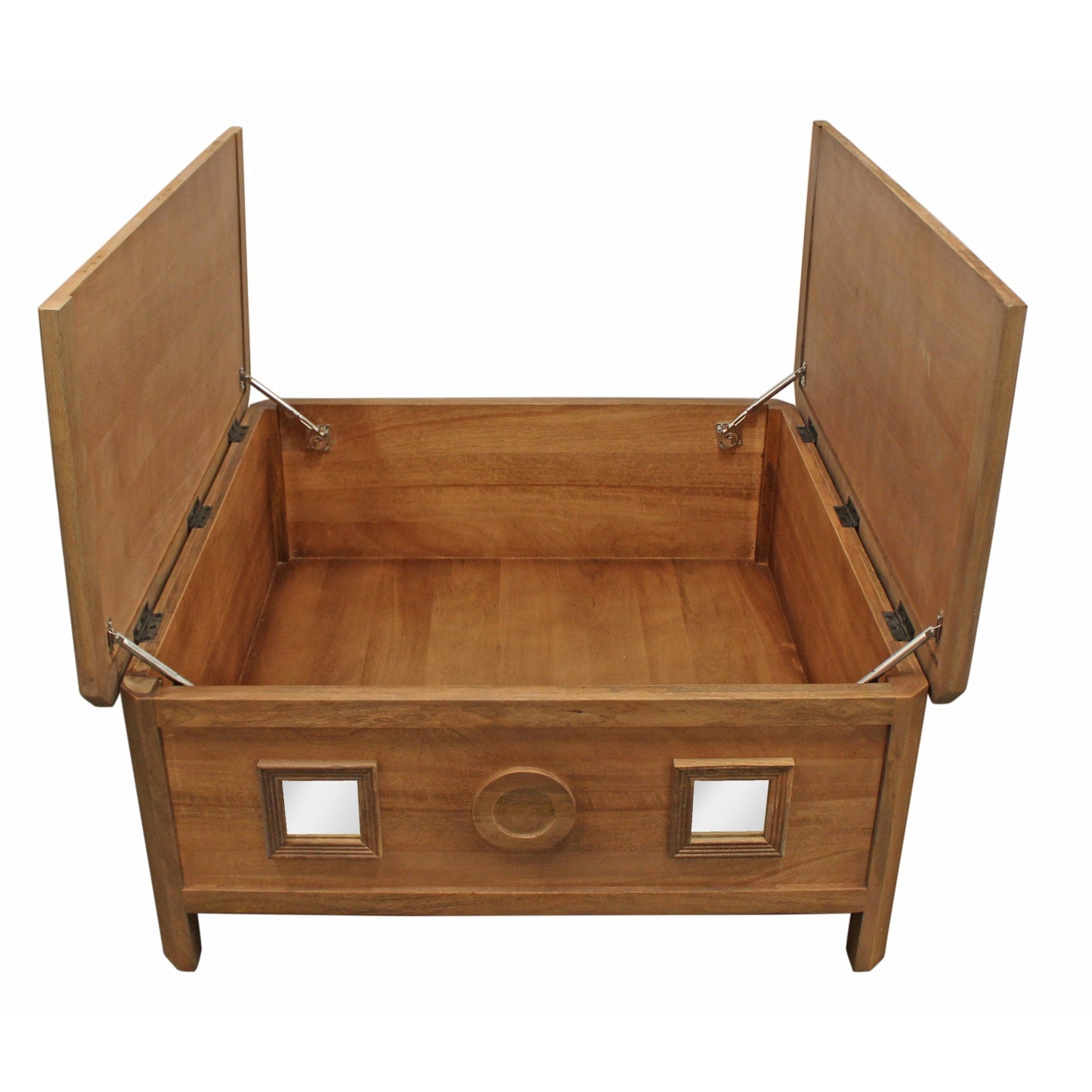 Meva Bliss 40" Oak Acacia Wood Coffee Table